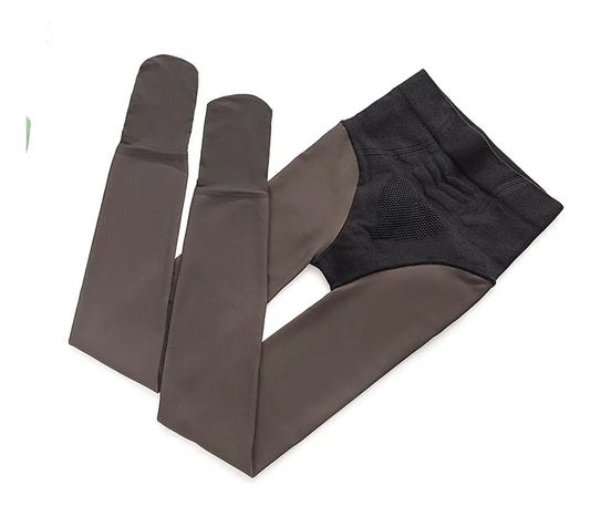 Calzas Medias Efecto Piel Polar
